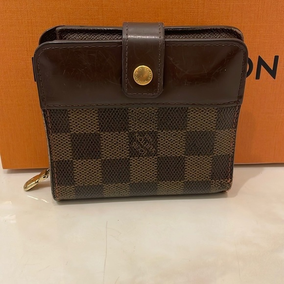 Louis Vuitton Handbags - Louis Vuitton Compact Snap Zip Bi fold Wallet DAMIER EBENE